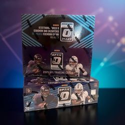 2025 Panini Donruss OPTIC Football Retail Box - SEALED - Chase Downtown! 20 Packs!