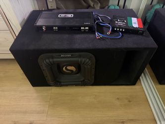 Subwoofer package deal