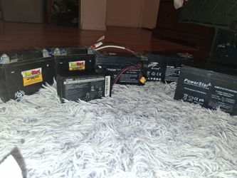 Mixed Lot of Used Batteries