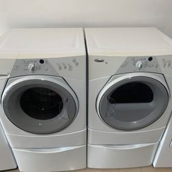 WASHER AND DRYER SET WHIRLPOOL 
