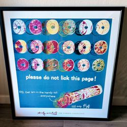 Andy Warhol 2004 Ads - Life Savers Wall Art - Offset Lithograph Framed