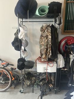 Garage Coatrack And Organizer