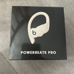 New In Box White Powerbeats pro