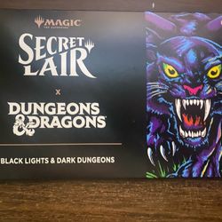 Magic the Gathering Black Lights & Dark Dungeons Secret Lair