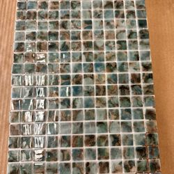 Spanish Glass Mosaic 1x1, Recycled, Pools, Bathrooms, Kitchen 