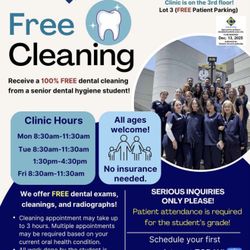 FREE DENTAL CLEANING FOR KIDS FROM AGE 5- 11