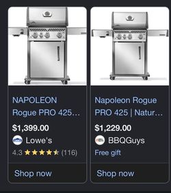 Napoleon gas grill / parrilla de gas