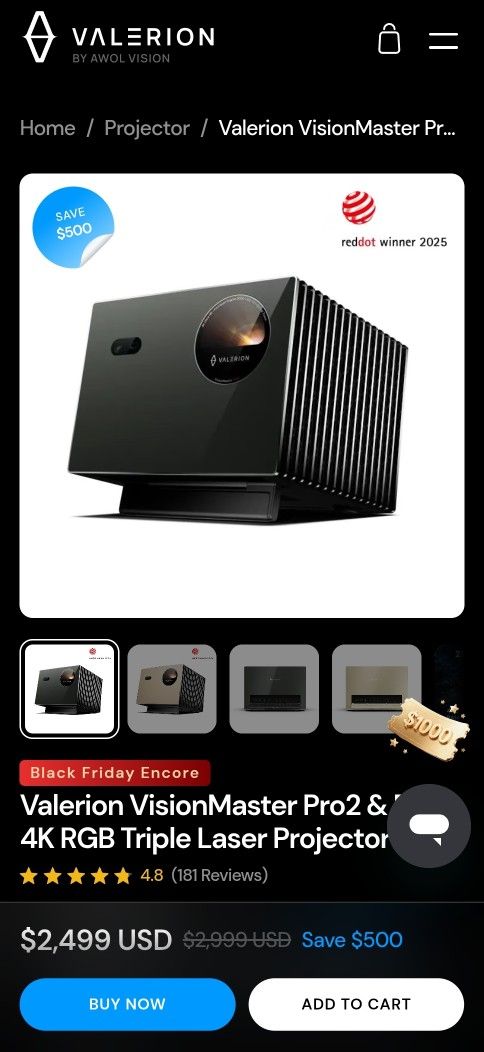 Valerion Pro 2 Projector