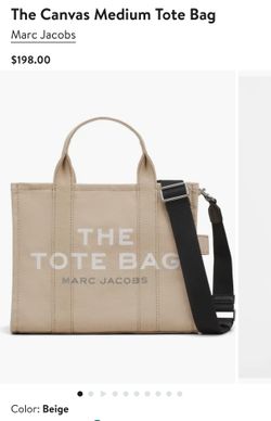 Marc Jacobs Canvas Tote Bag