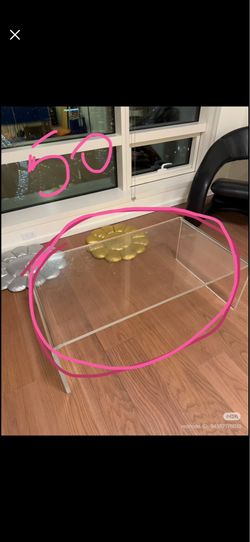 PICK UP TODAY! Modern Lucite Style Coffee Table