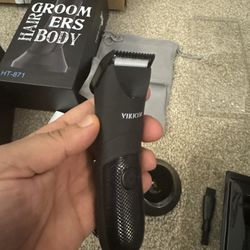  Manscape Trimmer for Men - IPX7 Waterproof Ball Trimmer w/Light & Ceramic Blade, Body Groomer for Pubic/Body/Groin Grooming, Electric Razor Shavers, 