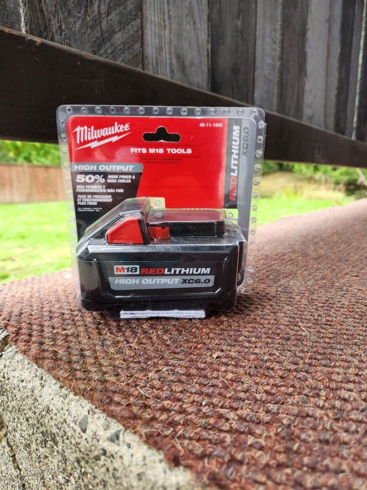 Milwaukee M18 Red Lithium High Output Xc6.0