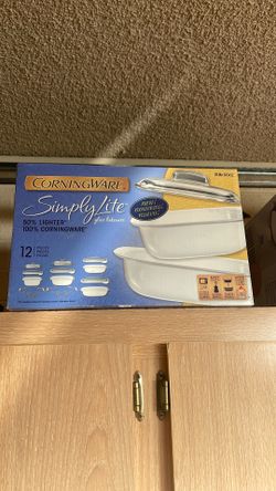 12 Piece Corning Cookware