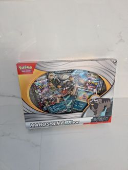 Mabosstiff Ex Box. Pokemon Trading Card Game 