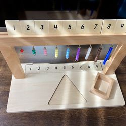 Montessori Bead Hanger
