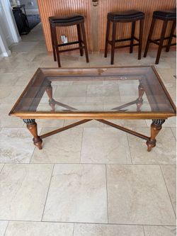 Table coffee glass top