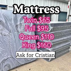 New Mattresses  Twin mattress Full mattress Queen mattress  King mattress  Colchones nuevos  Beds 