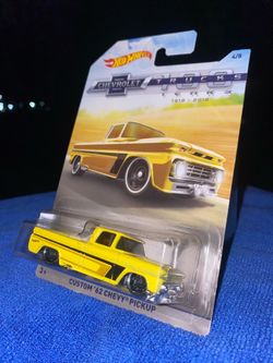Hot Wheels Custom 62 Chevy Pickup 100 Years Chevrolet Trucks