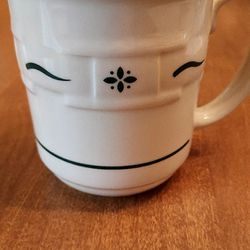 Longaberger Coffee Mug In Traditional Green 