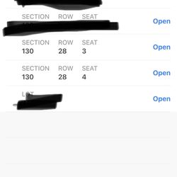 2 Ranger Tickets May 17