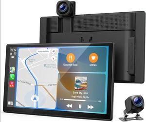 9-Inch Wireless CarPlay Screen with 4K+1080P Dash Cam
Auto Brightness, Siri & Google Assistant, Reverse Assist, 4 Audio Modes, AirPlay & Android Cast 