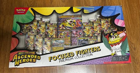 Pokemon Ascended Heroes Focused Fighters Premium Collection