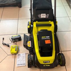 Ryobi 20” PushMower 40V Kit 