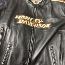 3xL Vintage Harley Davidson Leather Jacket