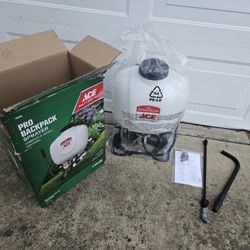 Brand New Ace Pro Backpack Sprayer 4 Gallon