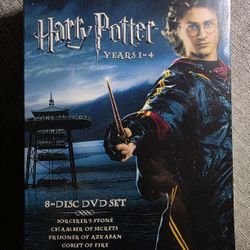 Harry Potter: Years 1-4 8-disc DVD box set *New*