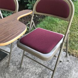 Padded High school Style Desk/chair