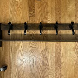 Tatub 29" Rustic Coat Rack Wall Mount 