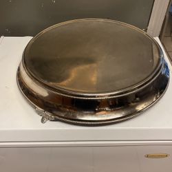 Silver Metal Cake Stand 