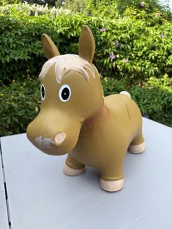 Inflatable Bouncy Horse Kids Ride-On Toy