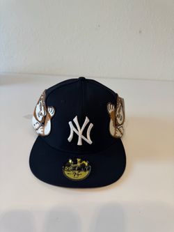 Jon stan NY black hat  59fifty  7 1/4