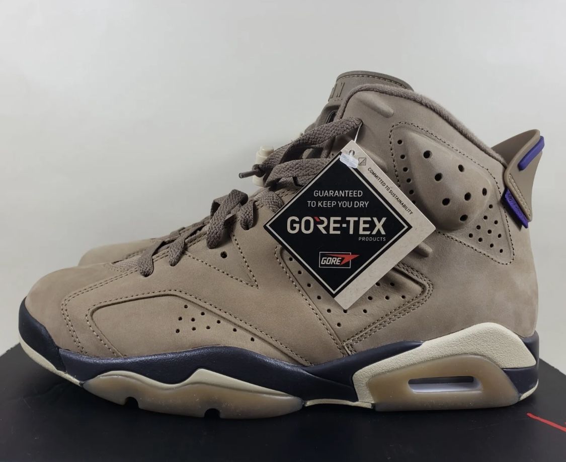 Jordan 6 “Gortex” Brown Kelp Size 11.5 *Womens*