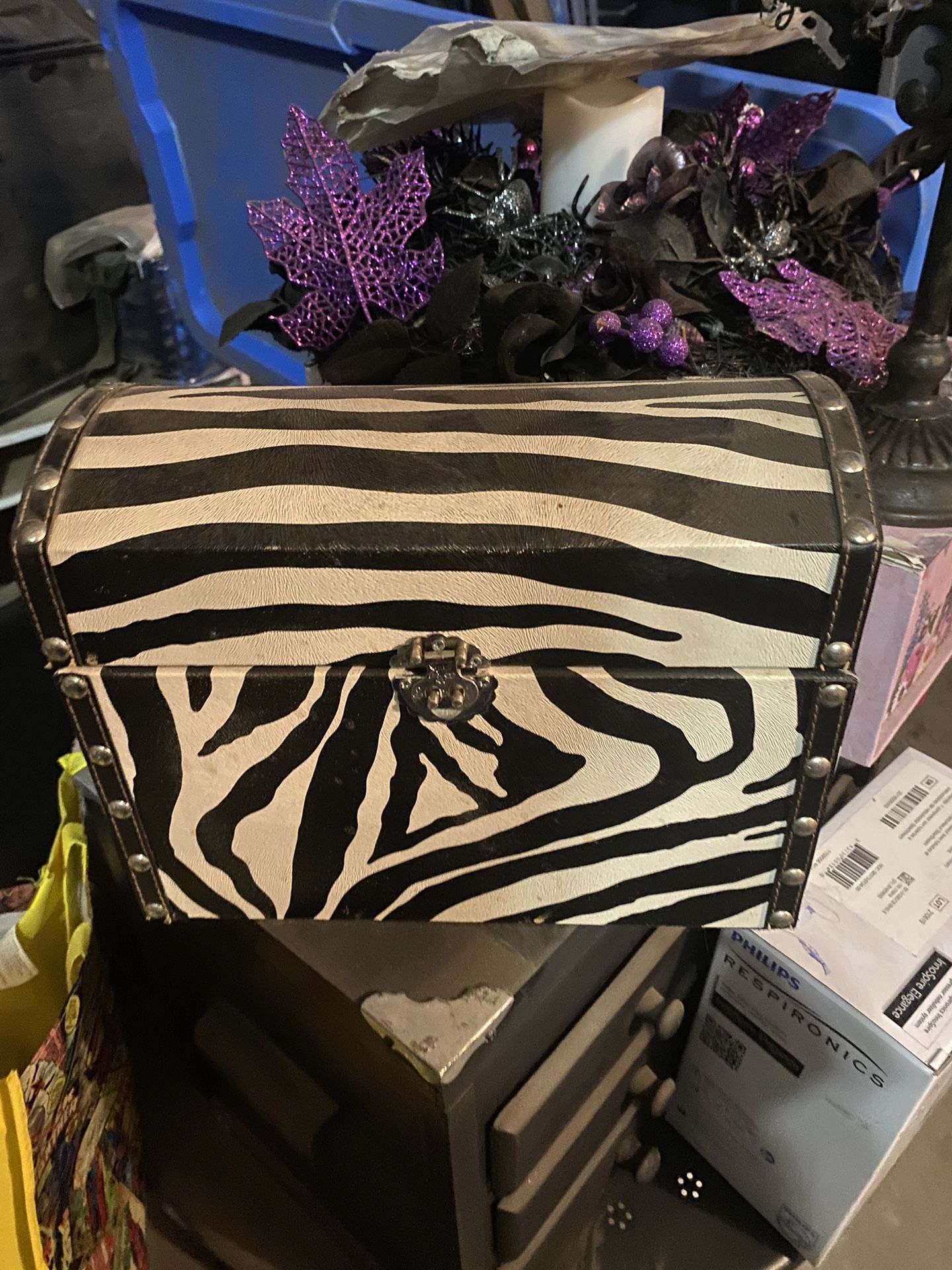 Zebra Print Box