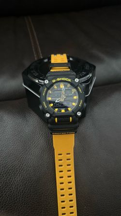 Casio G-Shock Black and Yellow Watch