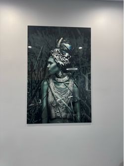 Afro -Centric Stainless Glass Art