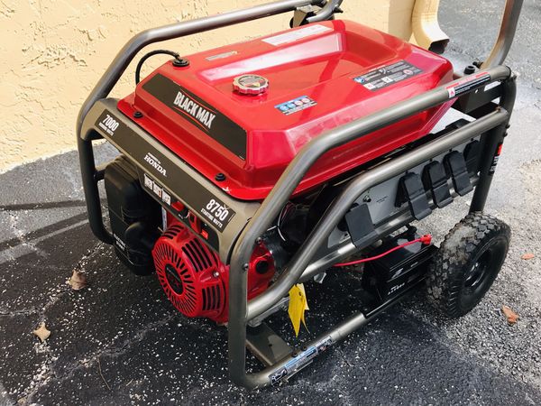 Honda black max generator 7000 running watts Electric ...