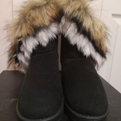 Faux Fur Boots 