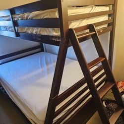 Double Bunk Bed With Mattress 