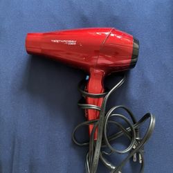Conair 1875 Watt Velvet Touch Hair Dryer, Red