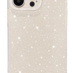  Case for iPhone 14 Pro Max Case  Clear Glitter