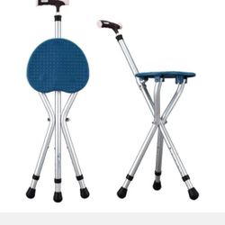 Yayayo Walking Cane With Seat, 440lb Limit