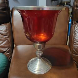Red Glass Hurricane...2 Available