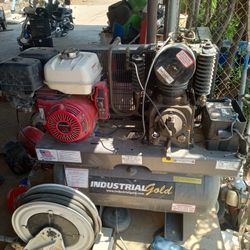 Industrial Gold Air Compressor 
