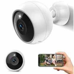 Security Cameras Wireless Outdoor,2K Battery Wireless WiFi Cameras for Home Security,AI Motion Detection,Local SD/Cloud Storage,Smart Home Cam (White 