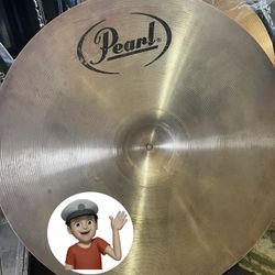 🔥 20” Pearl Ride Cymbal Drum Set Drums