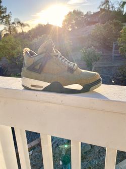 Size 9 Jordan 4 Craft Olive Green